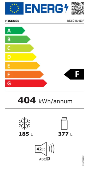 HiSense RS694N4IIF Amerikaanse koelkast