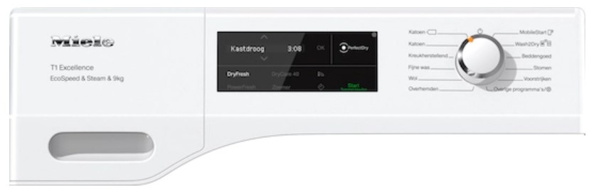 Miele EcoSpeed & Steam TEL 795 WP - Warmtepompdroger