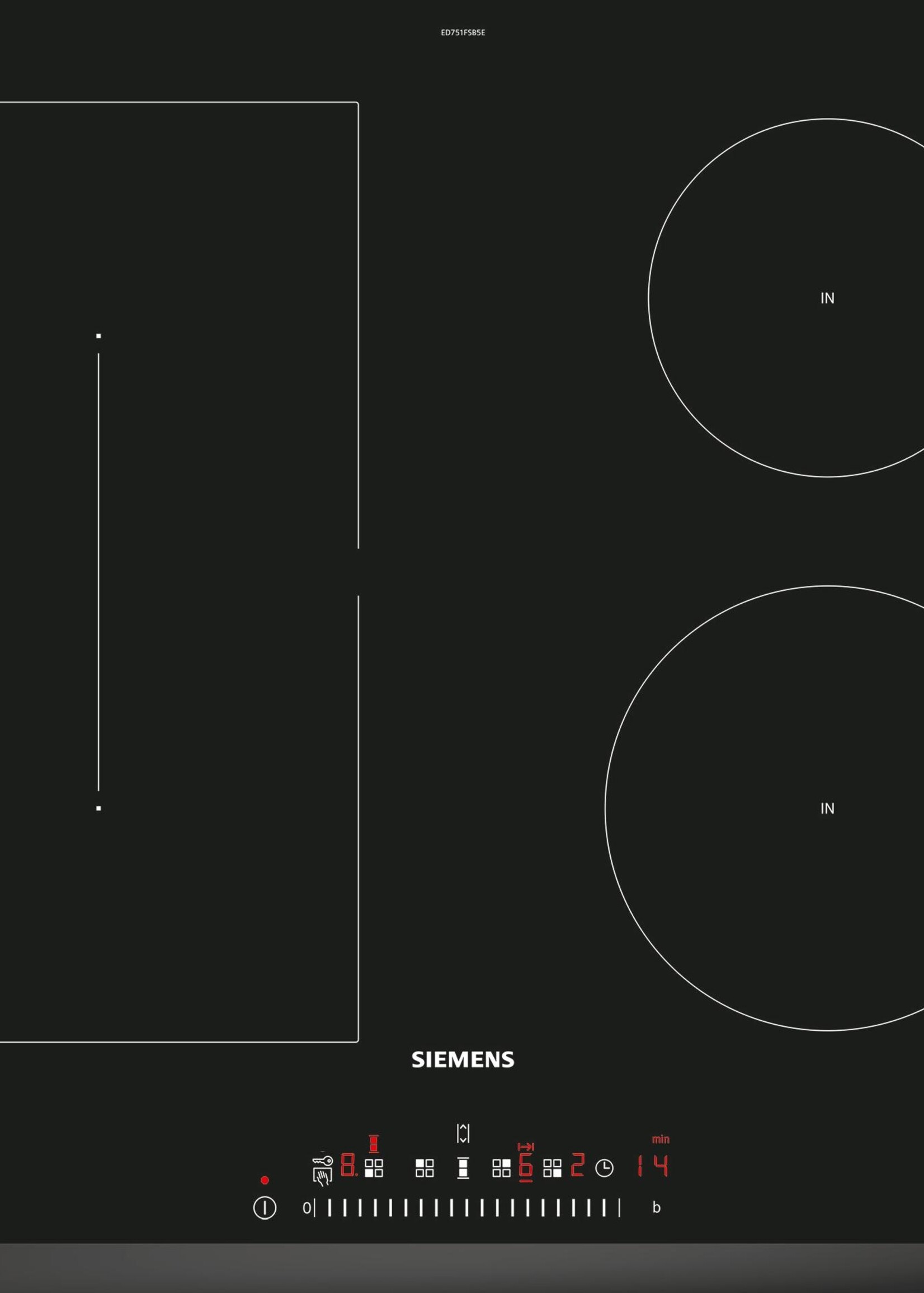Siemens ED751FSB5E - Inductiekookplaat