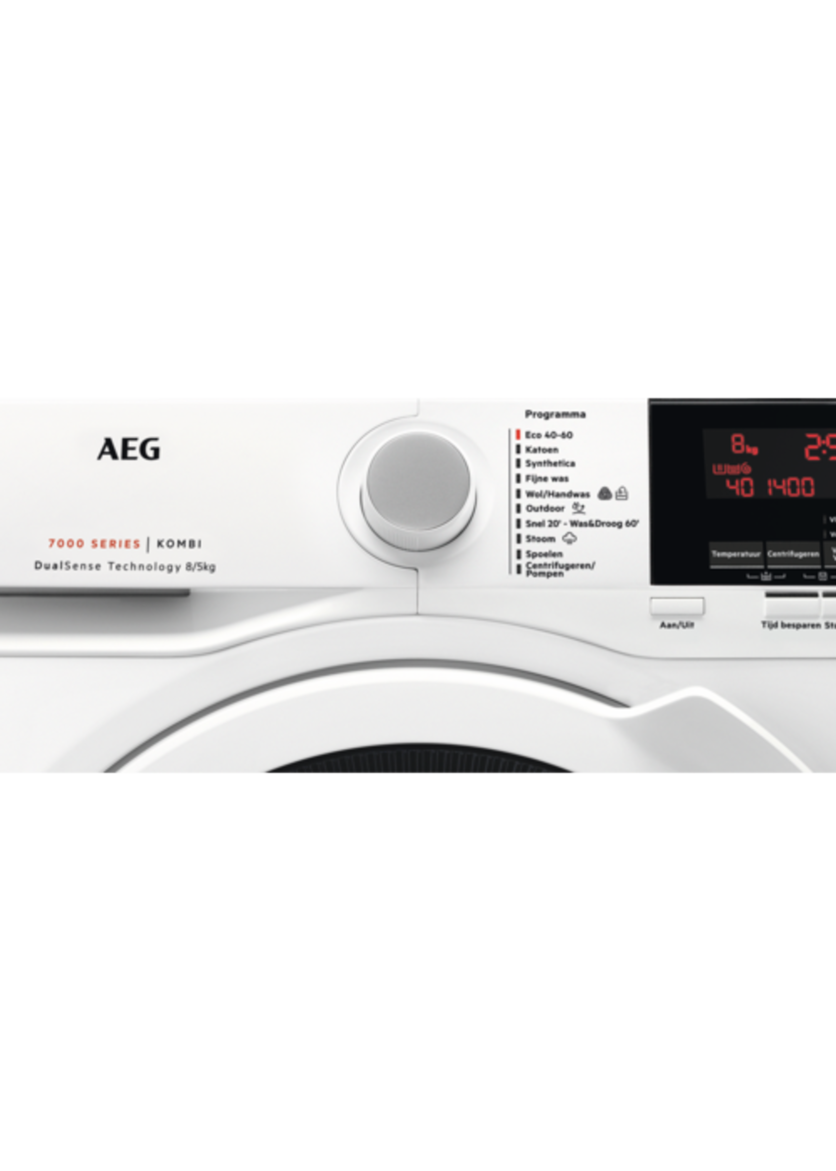 AEG DualSense L7WBN86GW - Was-droogcombinatie