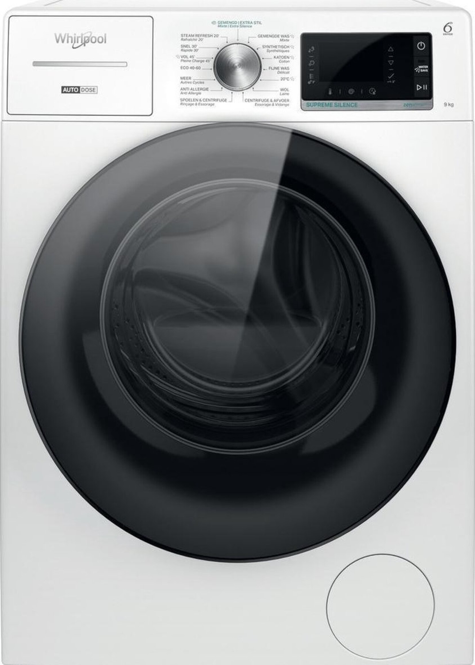 Whirlpool W8 W946WB BE - Wasmachine