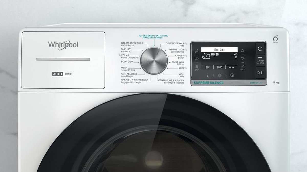 Whirlpool W8 W946WB BE - Wasmachine