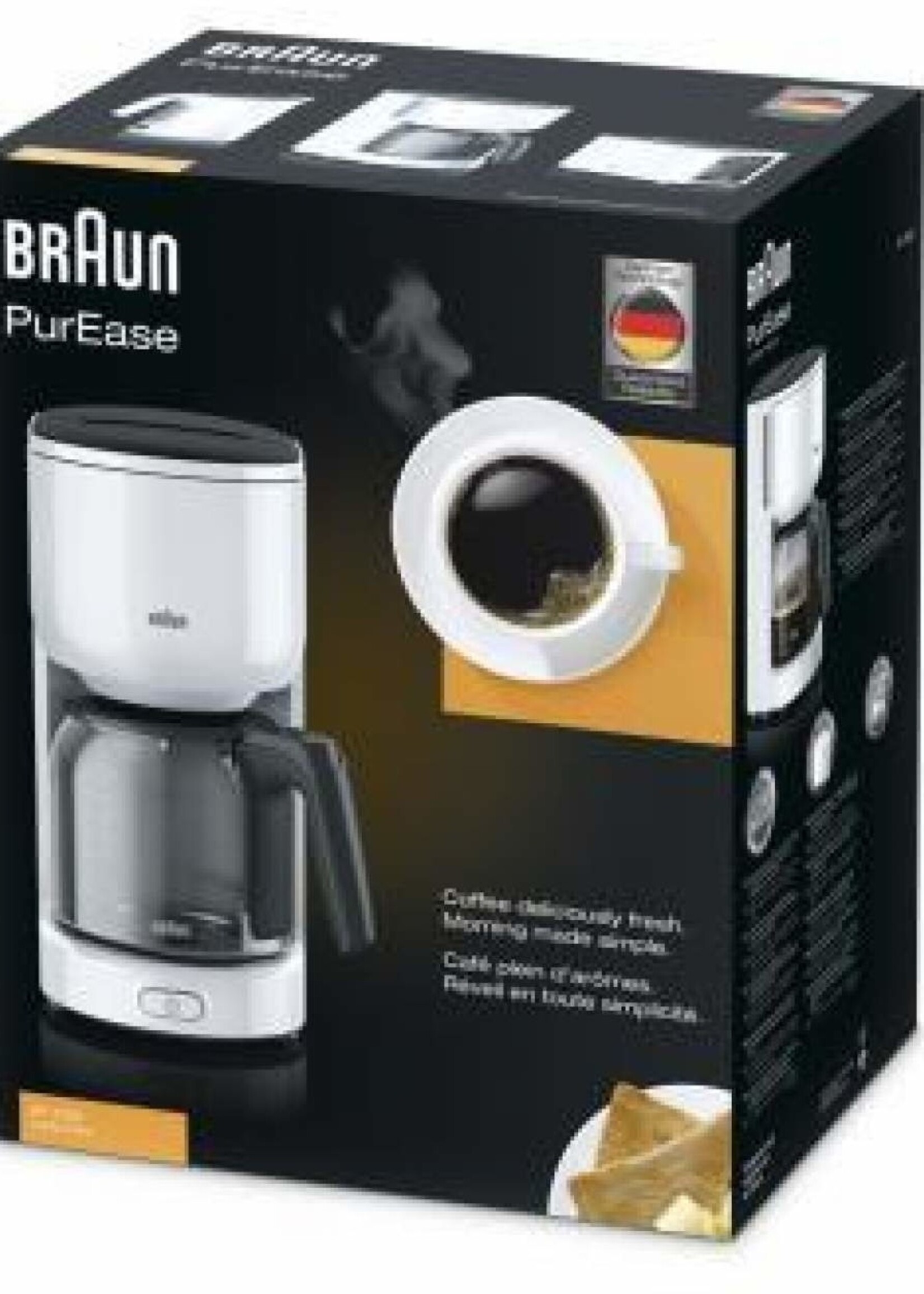 Braun PurEase KF 3120 WH - Koffiezetapparaat