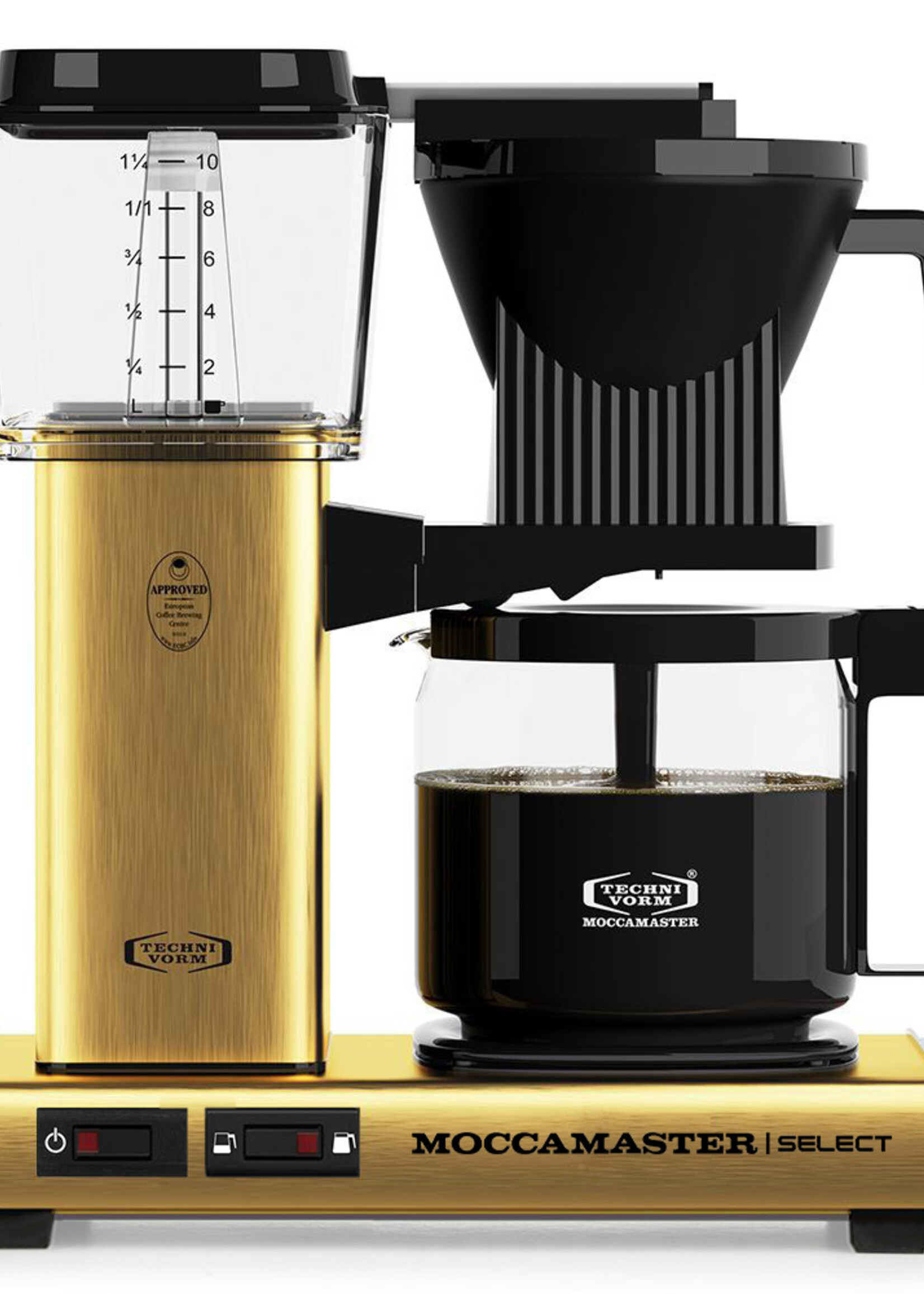 Moccamaster KBG Select (Brushed Brass) - Koffiezetapparaat