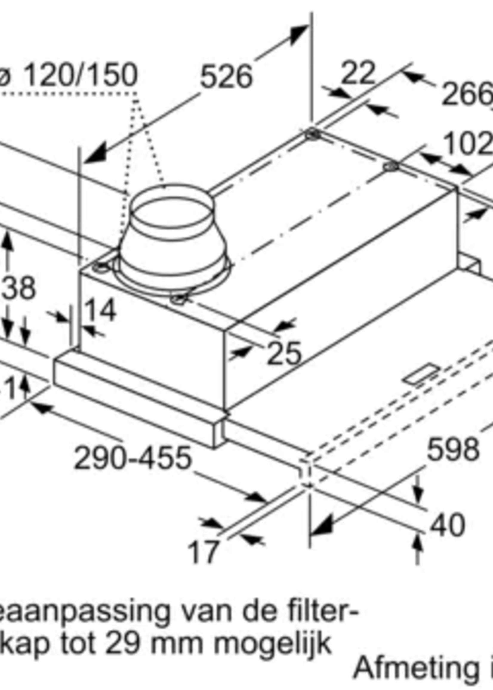 Siemens LI64LA521 - Vlakscherm afzuigkap