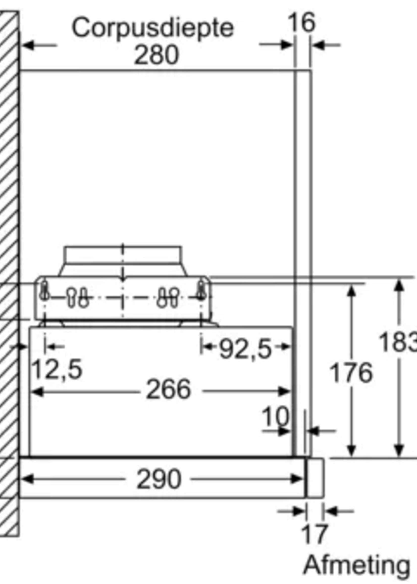 Siemens LI64LA521 - Vlakscherm afzuigkap