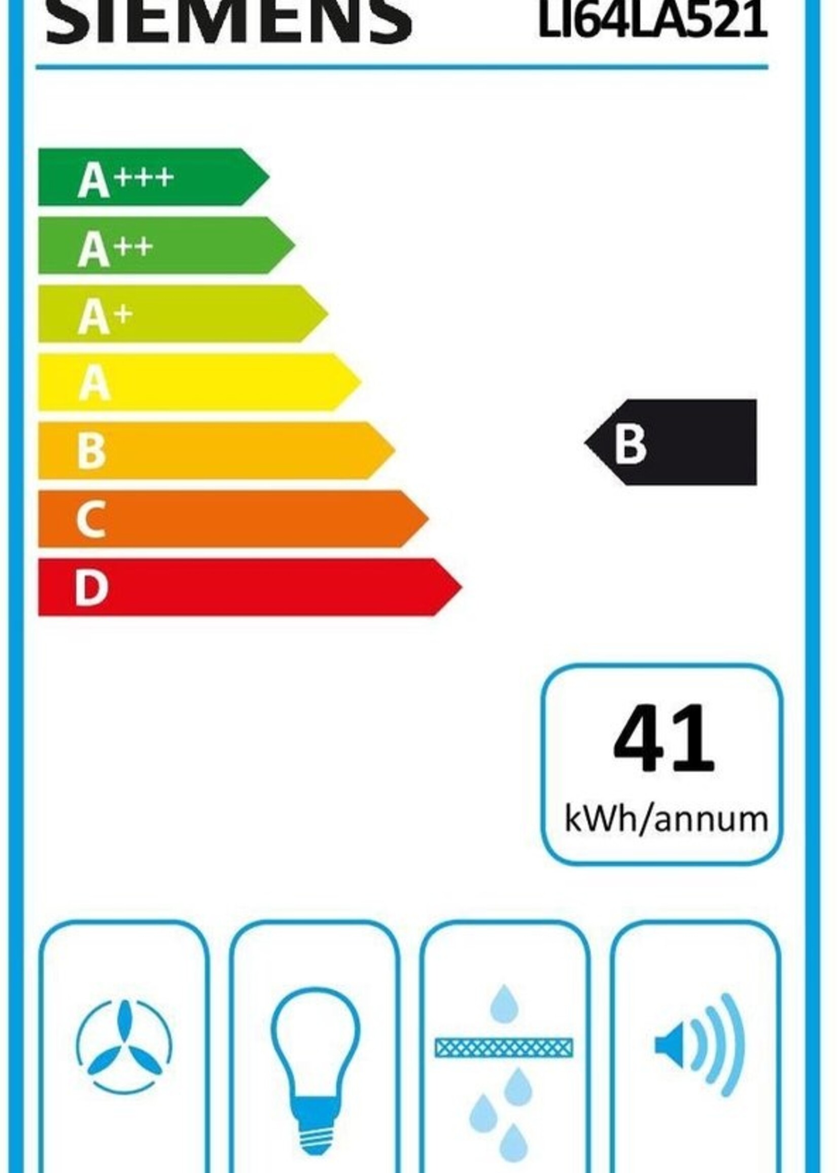 Siemens LI64LA521 - Vlakscherm afzuigkap