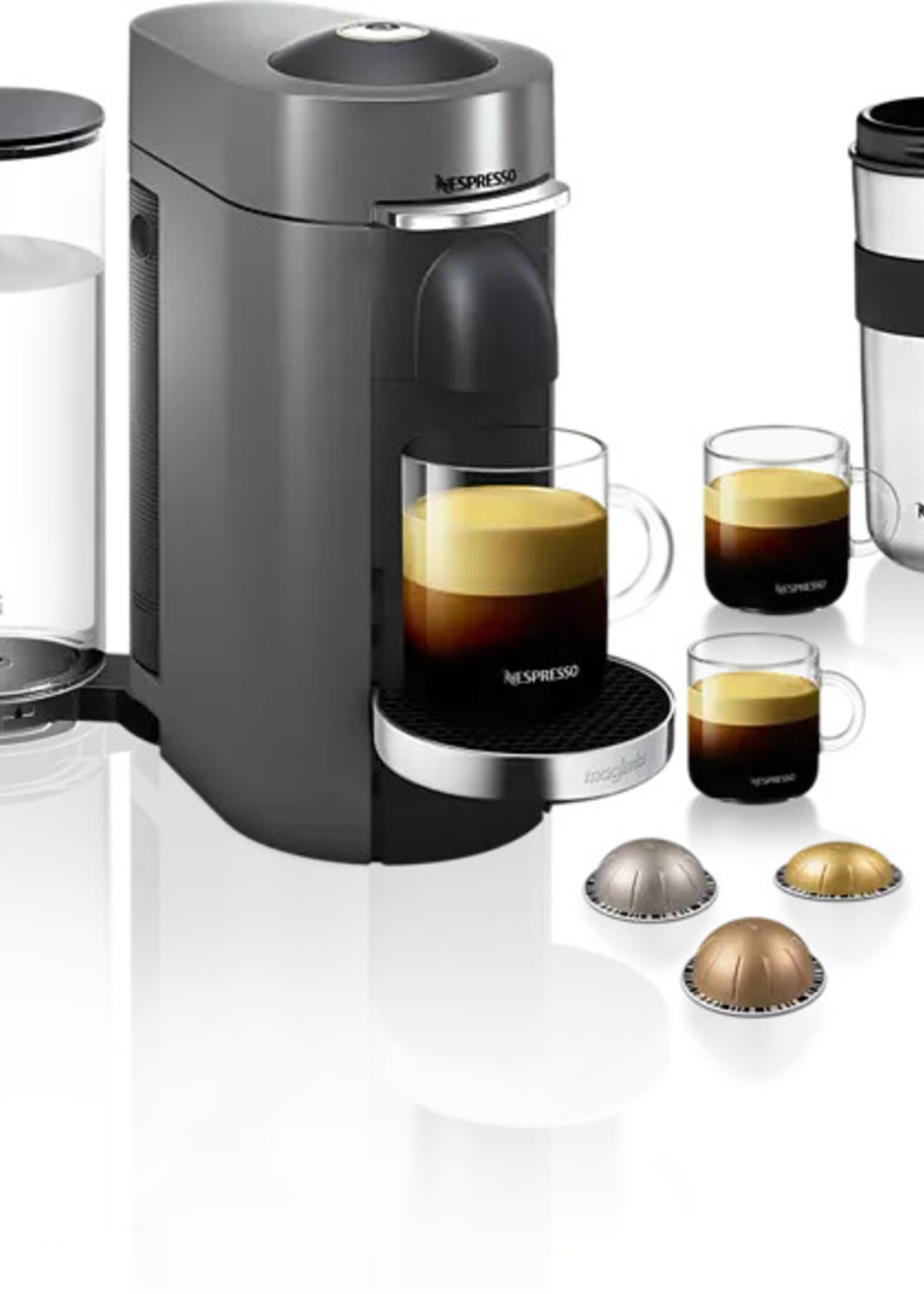 Magimix Vertuo Plus Deluxe (Titanium) - Koffiemachine