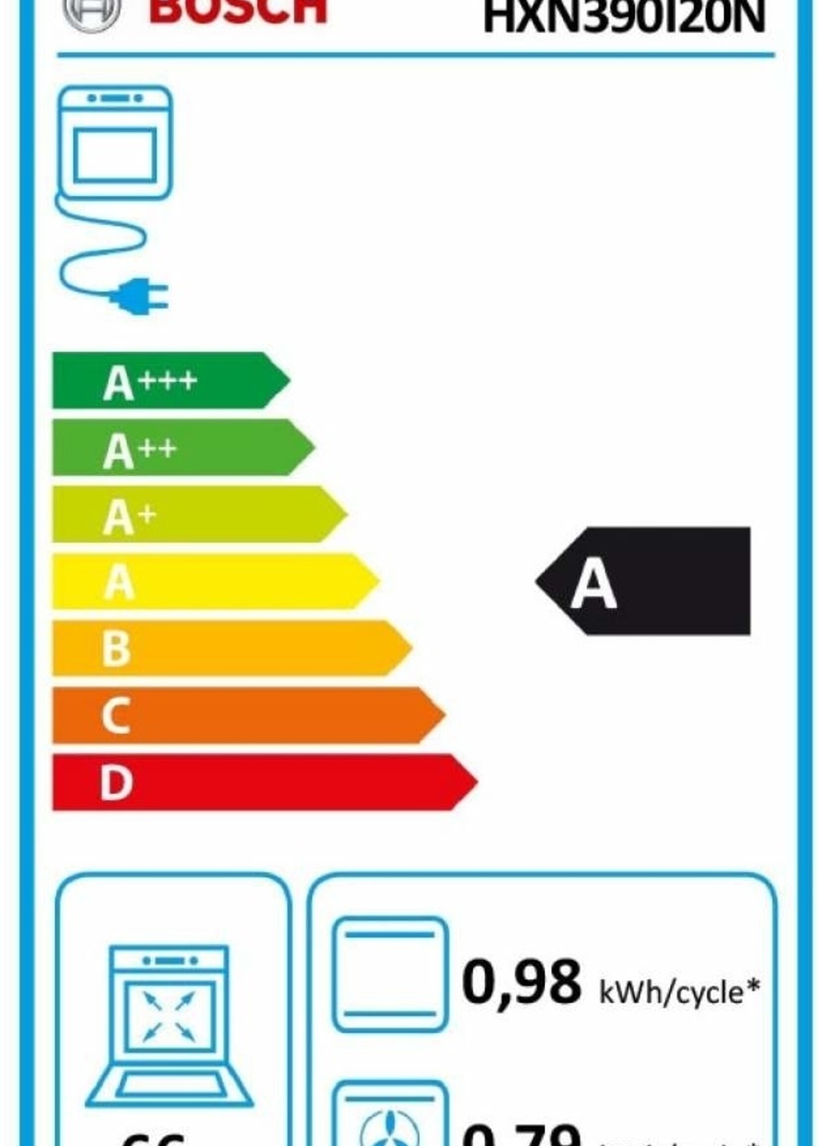 Bosch EXCLUSIV HXN390I20N Gasfornuis - Gasfornuis