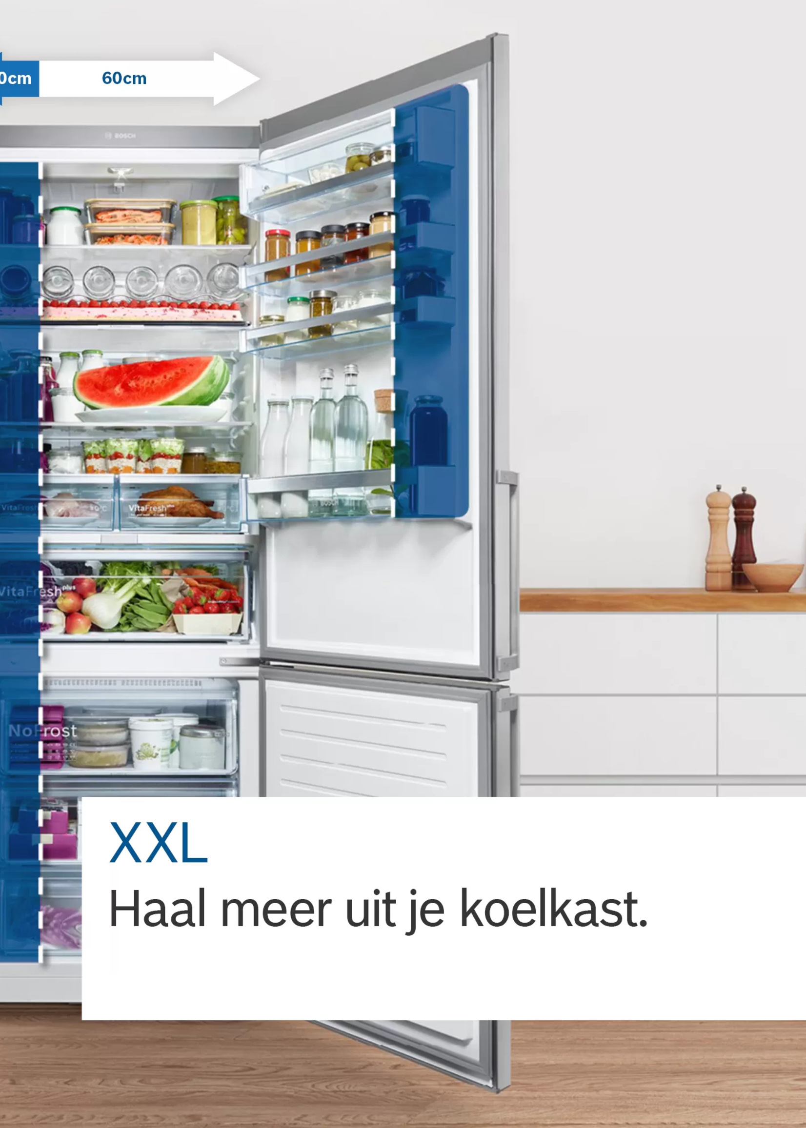 Bosch KSV29VWEP - Vrijstaande koelkast