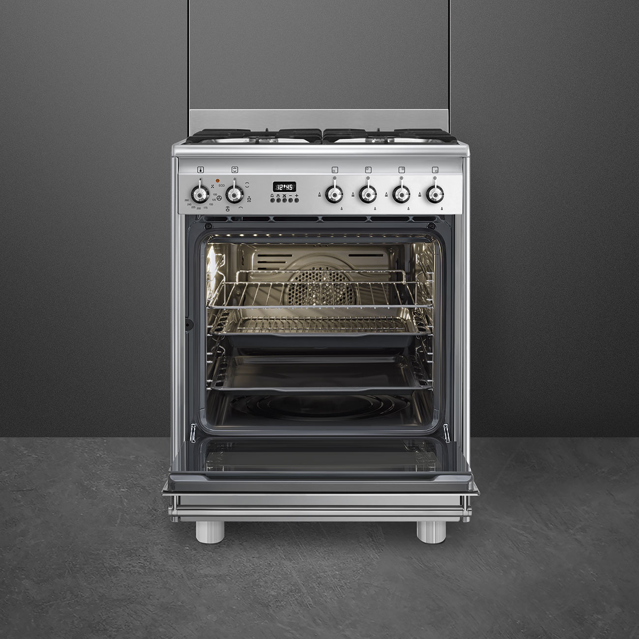 Smeg SNLK61MX9 - Gasfornuis