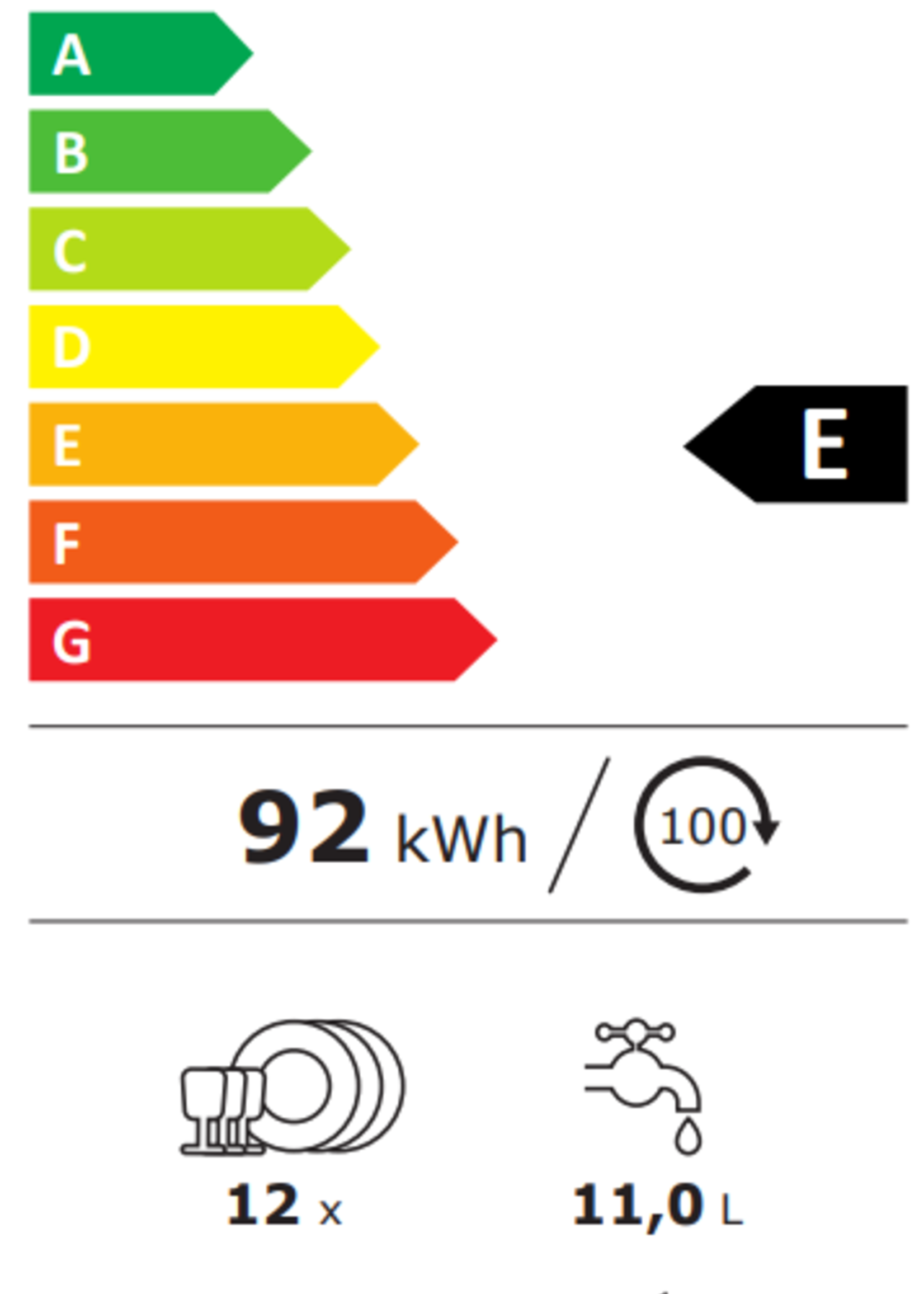 ETNA VW47BM - Inbouw vaatwasser