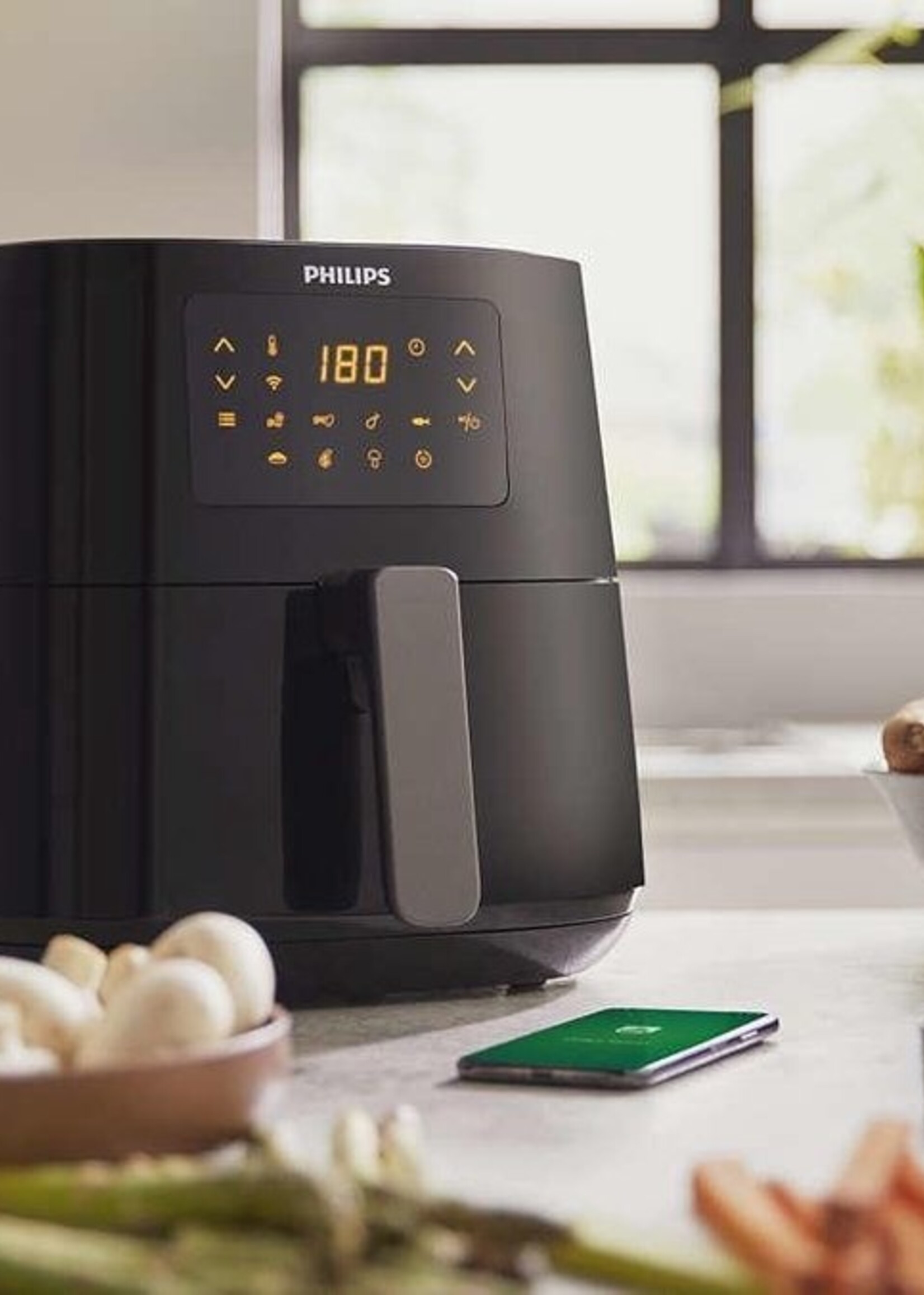 Philips HD9280/70 Essential Connected Airfryer XL - Hetelucht friteuse