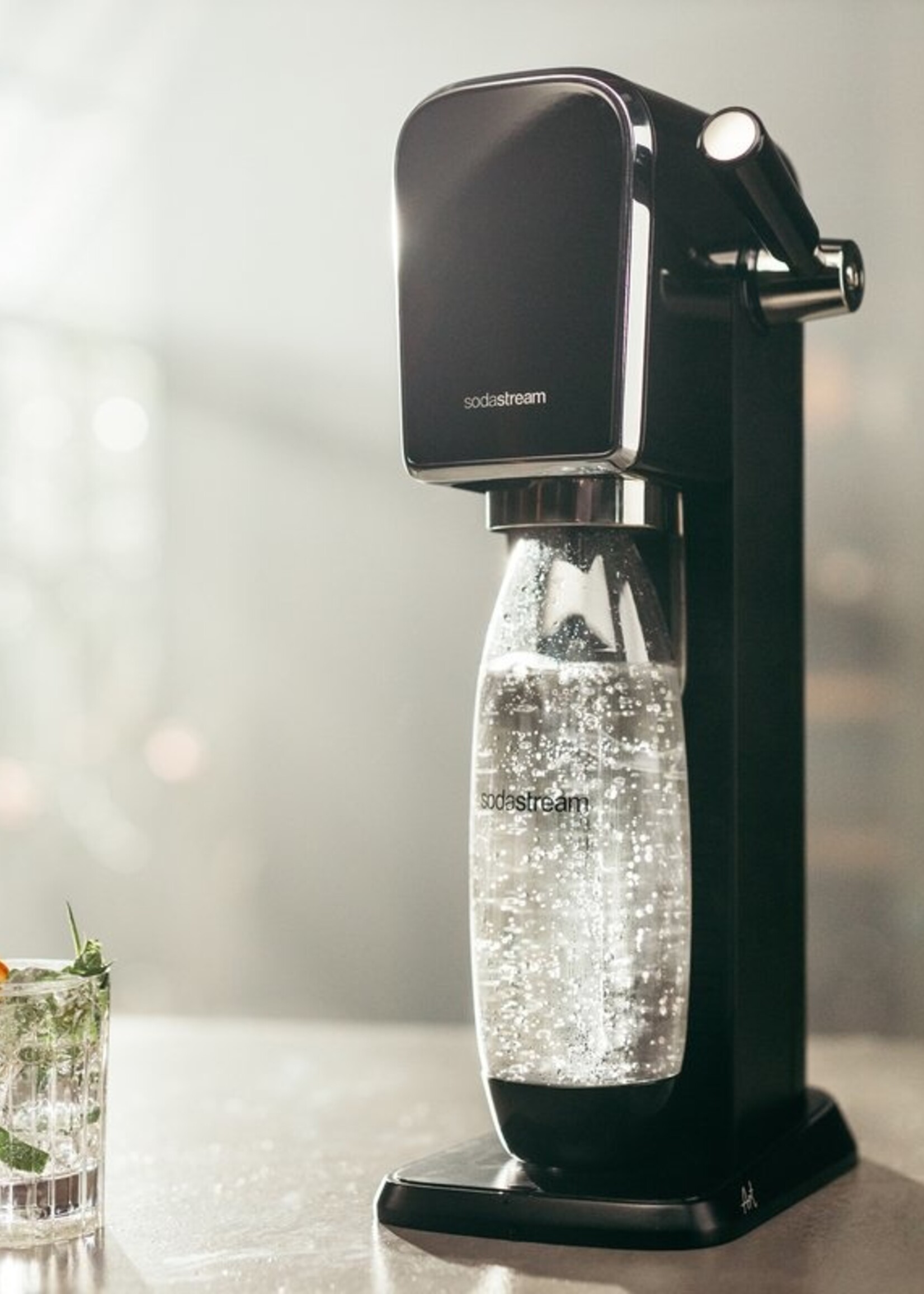 SodaStream Art Zwart + Quick Connect Cilinder - Bruiswater machine