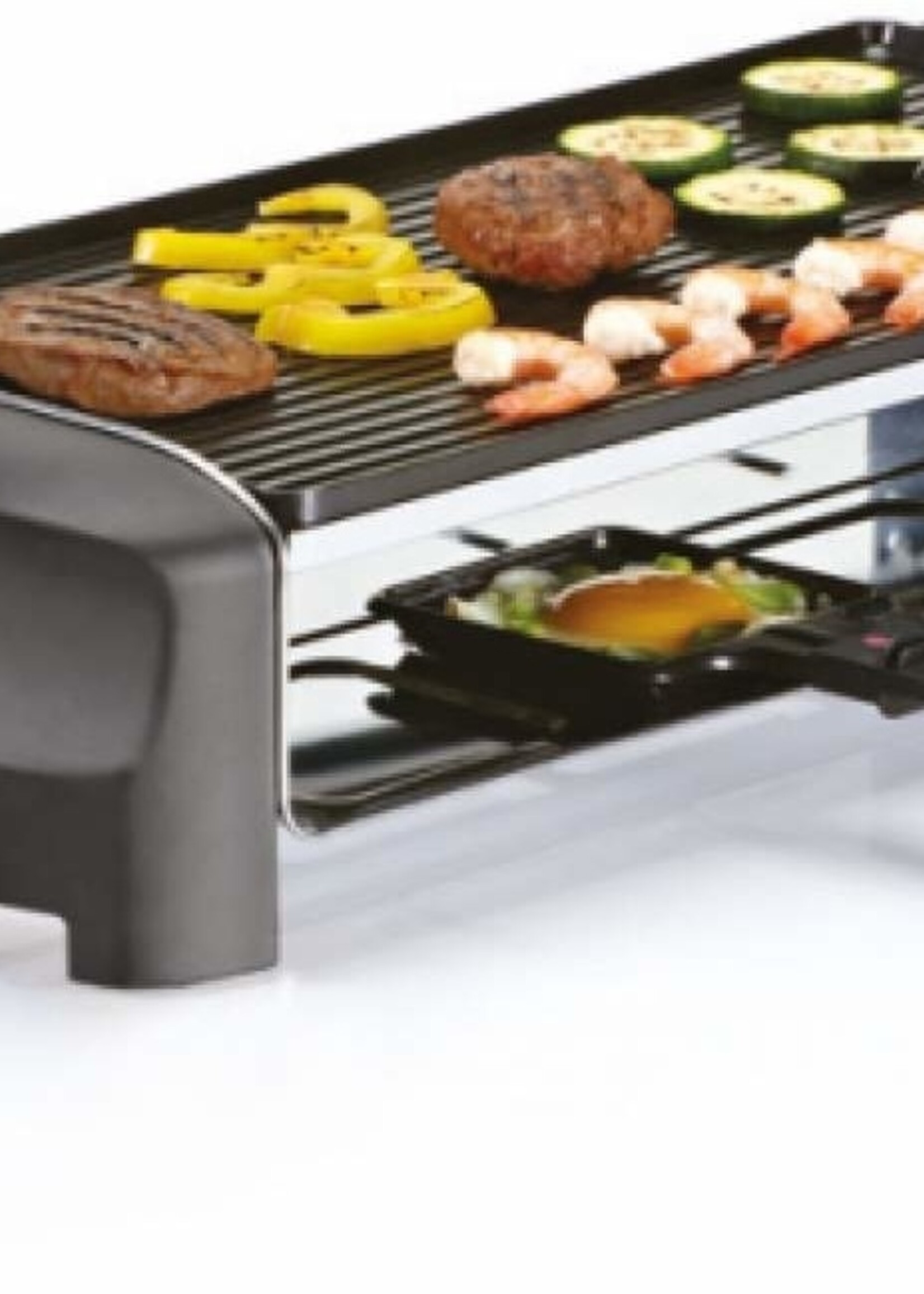 Princess 162840 Raclette 8 Grill and Teppanyaki Party - Gourmetset