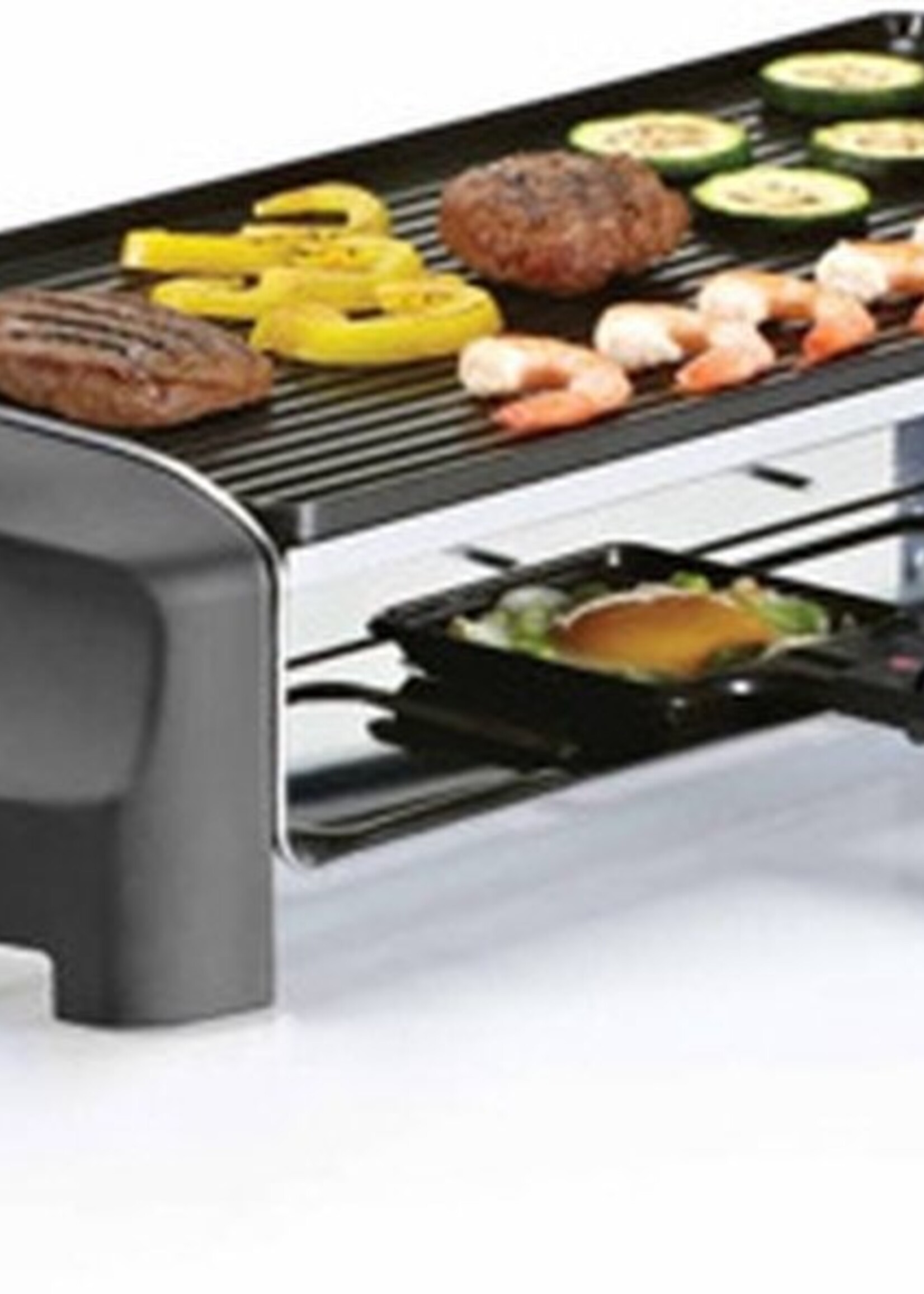 Princess 162840 Raclette 8 Grill and Teppanyaki Party - Gourmetset