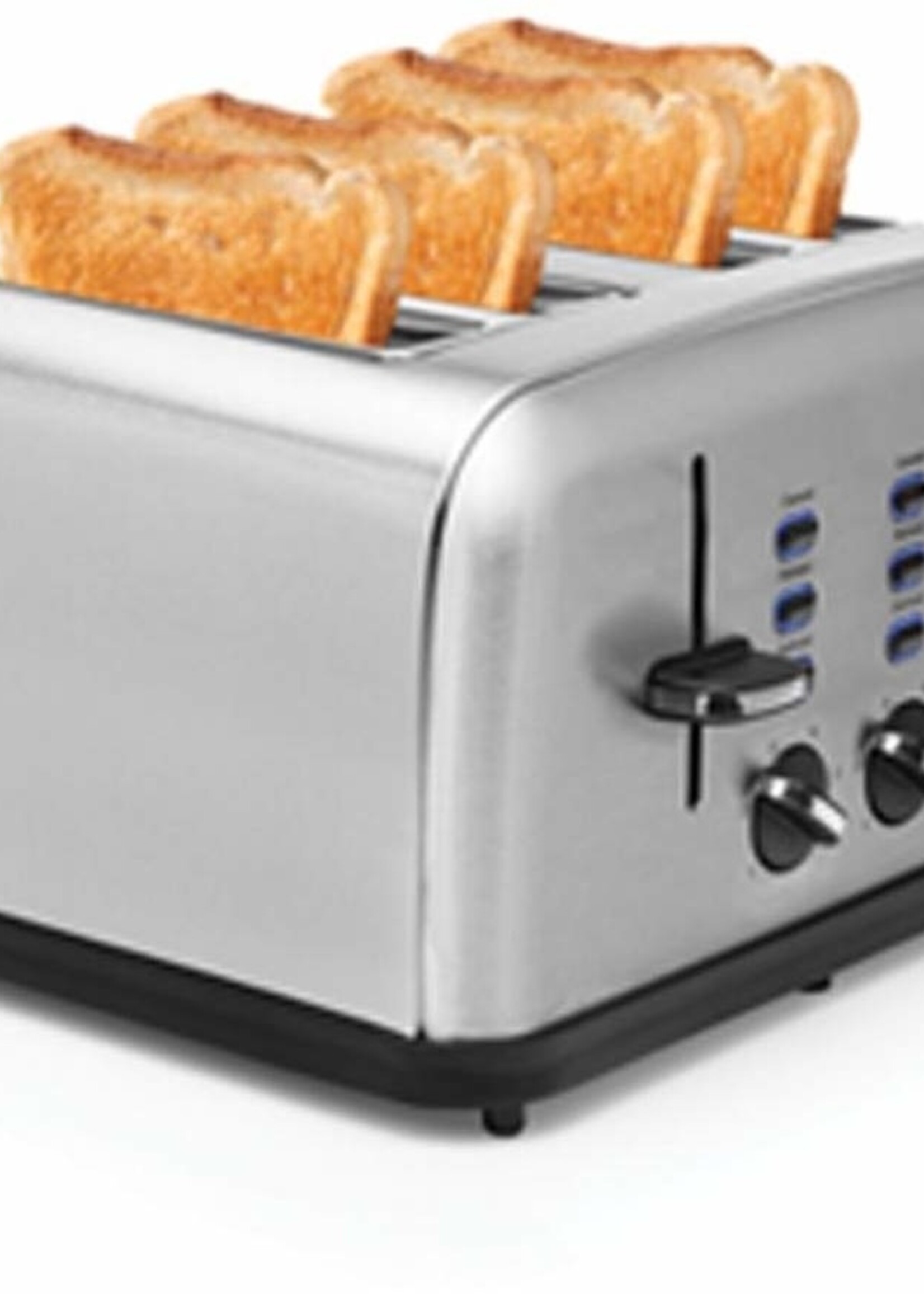 Princess Toaster Steel Style 4 142355 - Broodrooster