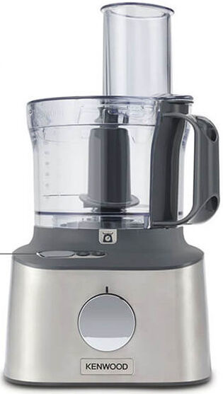 Robot De Cuisine Kenwood Multipro Compact+ - Avec Balance Intégrée (3 Kg) - Bol Verre, 3 Disques, Fouet Métal - 800 W - Compact Et Puissant - Argent - 10