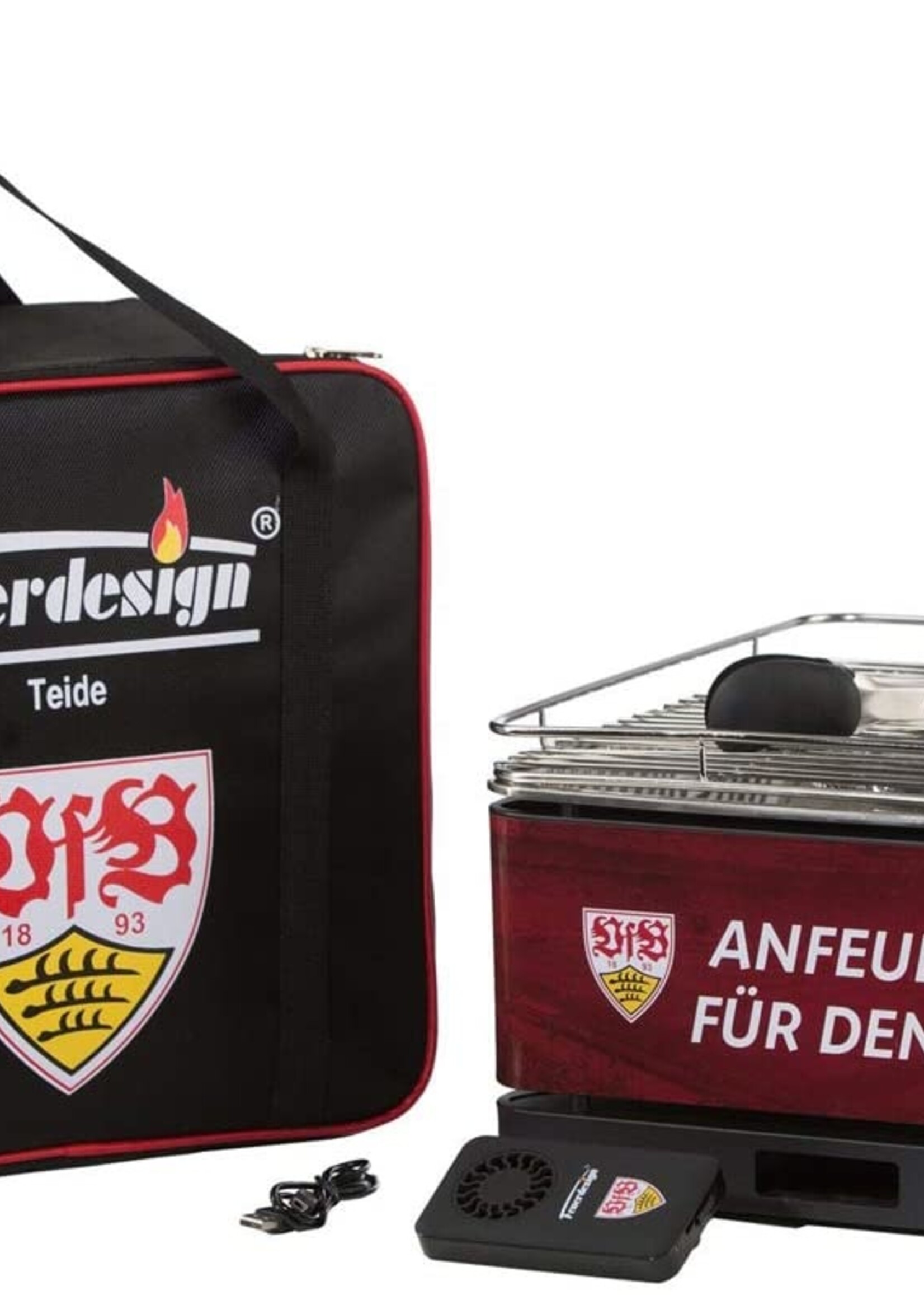 Feuerdesign Teide VfB Stuttgart  - Tafelbarbecue