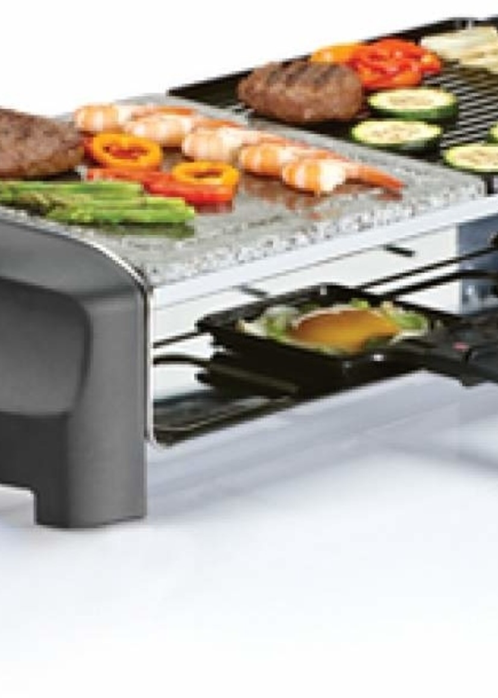 Princess Raclette 8 Stone & Grill Party 162820 - Gourmetset