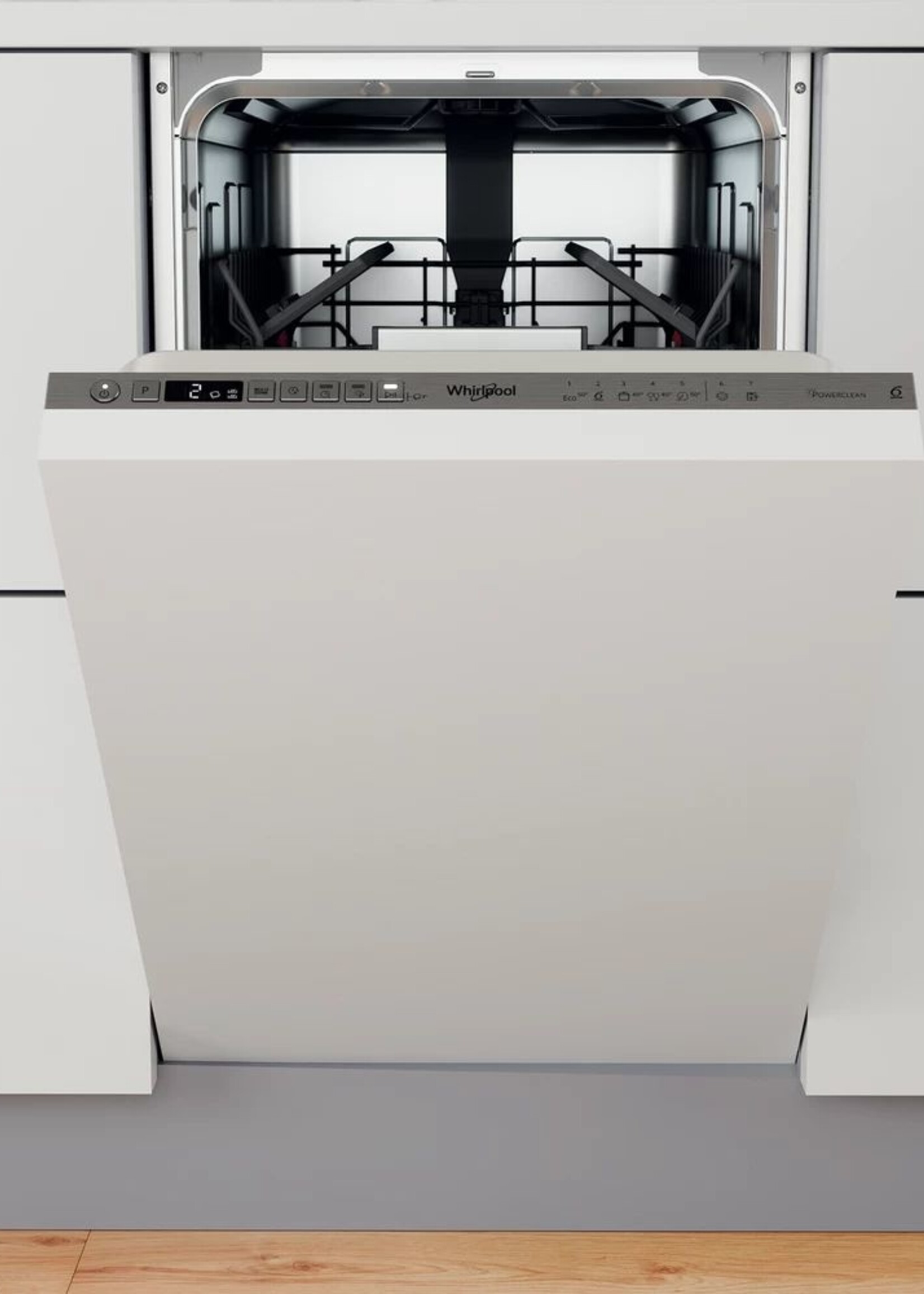 Whirlpool WSIO 3T223 PE X - Inbouw vaatwasser