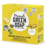 Marcel's Green soap Dishwasher tablets grapefruit and lime.