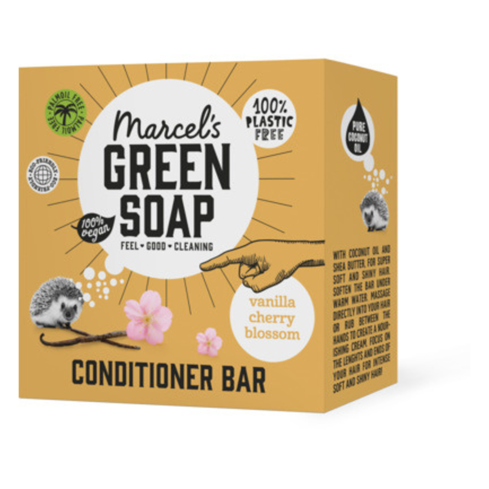 Marcel's Green soap Conditionerbar Vanille en Kersenbloesem