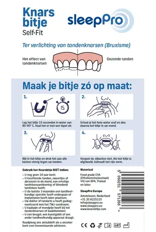 SleepPro Knarsbitje Self-Fit SleepPro Knarsbitje Self-Fit