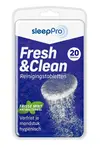 SleepPro Fresh & Clean Reinigingstabletten Snurkbeugel, Knarsbitje en Sportbitje - 20 stuks