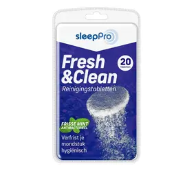 SleepPro Fresh & Clean Reinigingstabletten Snurkbeugel, Knarsbitje en Sportbitje SleepPro Fresh & Clean Reinigingstabletten Snurkbeugel, Knarsbitje en Sportbitje