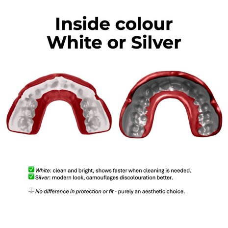 Sportmouthguardpro Sportbitje Custom op Maat - 3 laags - stevig contact Sportmouthguardpro Sportbitje Custom op Maat - 3 laags - stevig contact