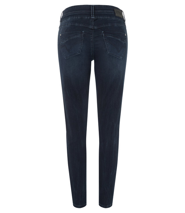 Timezone Blauwe stretch broek