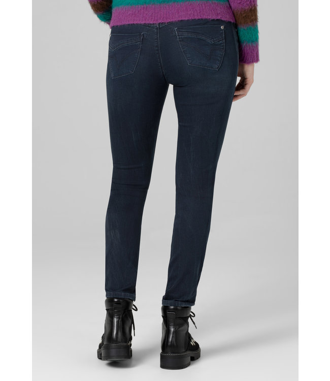 Timezone Blauwe stretch broek