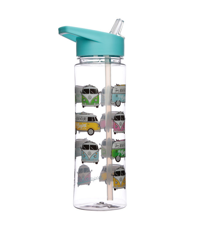 Waterfles VW T1 Turquoise of Roze