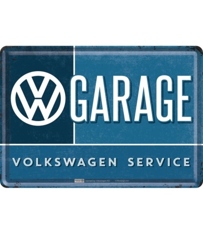 Volkswagen metalen platen 20 x 30 cm