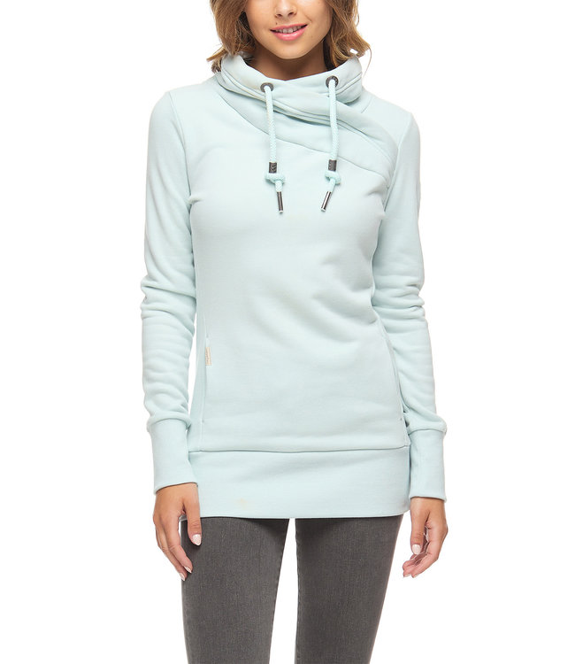 Ragwear The First Vegan Streetwear Lange sweatshirt LIGHT AQUA