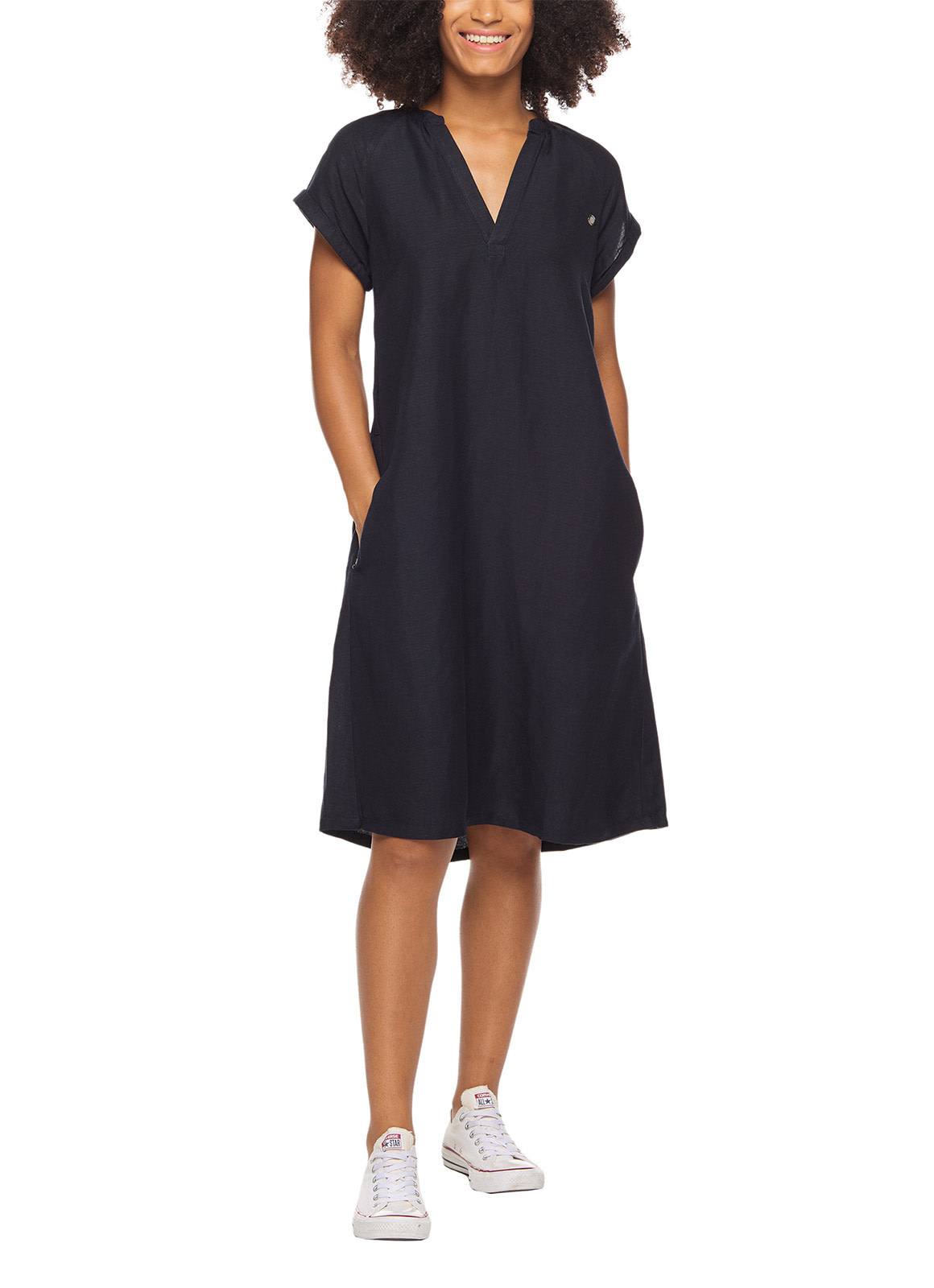 Ragwear jurkje rieka organic BLAUW kopen Bulli Beach Noordwijk aan Zee