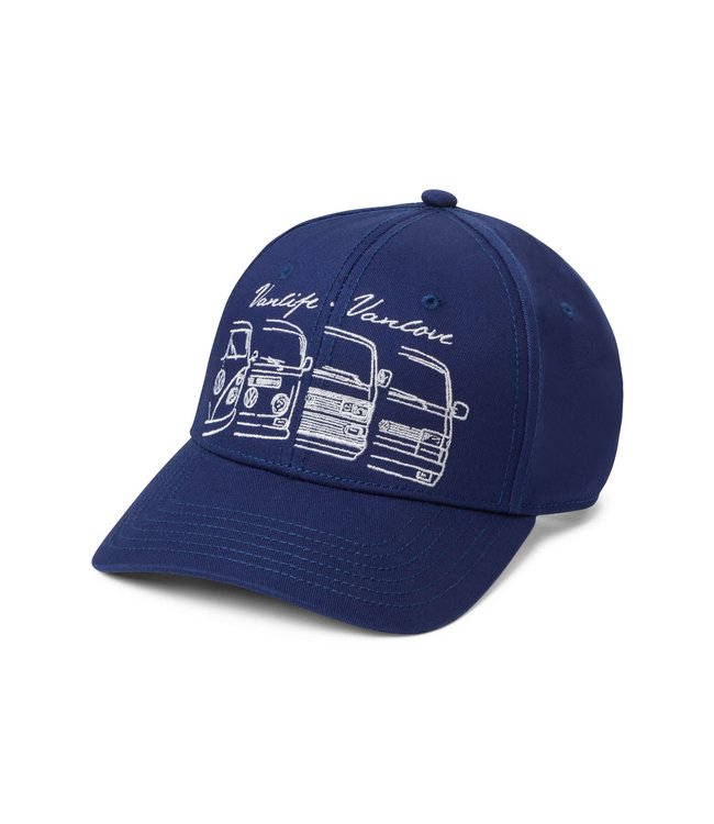 Van One Classic Cars WE ARE FAMILIE cap blauw/wit