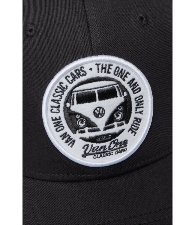 Van One Classic Cars VOCC Bulli face zwart/wit cap