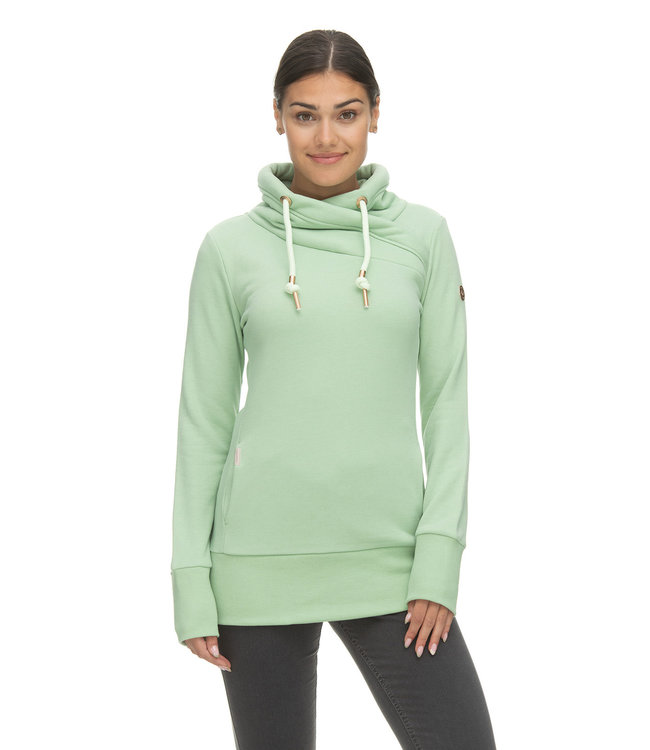 Ragwear The First Vegan Streetwear Lange sweatshirt zonder capuchon