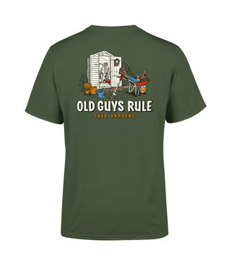 Old Guys Rule T-shirt Shed Happens