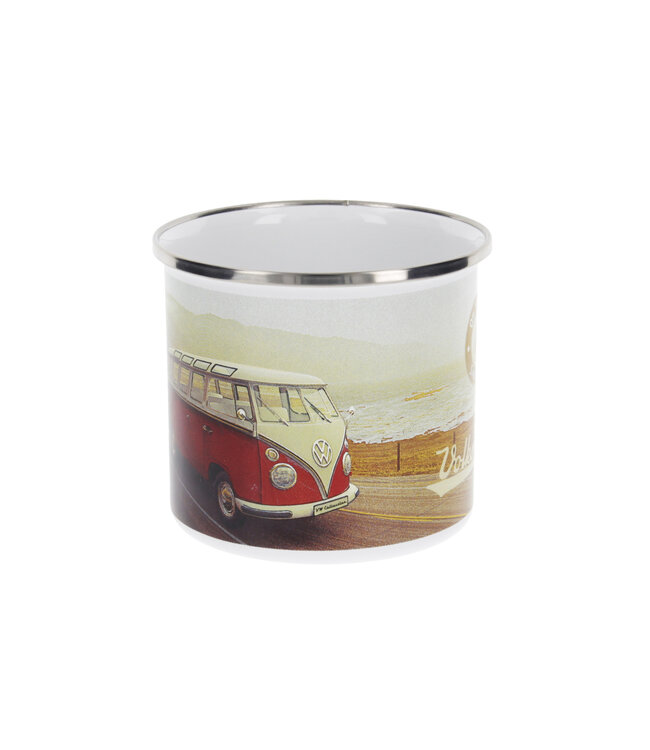 Emaille mug California 1