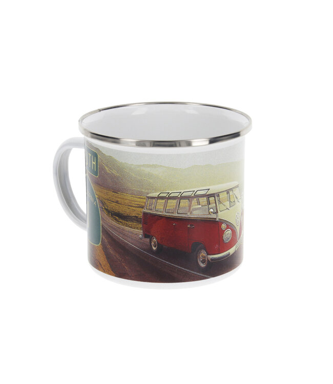 Emaille mug California 1