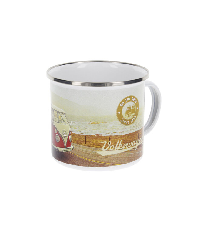 Emaille mug California 1