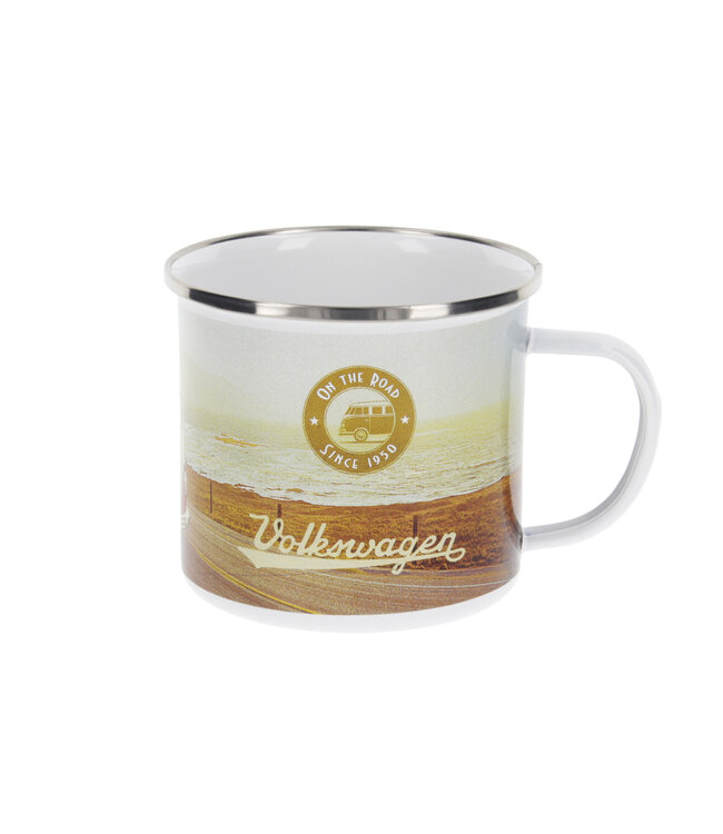 Emaille mug California 1