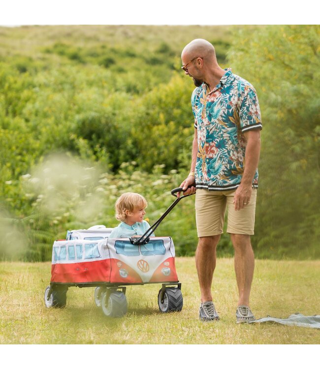 Bolderkar Volkswagen T1 met grote rubberen wielen