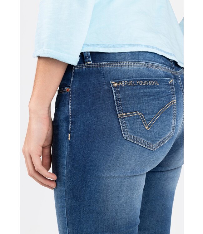 Timezone Dames spijkerbroek blue denim wash