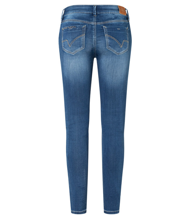 Timezone Dames spijkerbroek blue denim wash