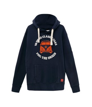 Vocc unisex hoodie Freundschaft navy/orange