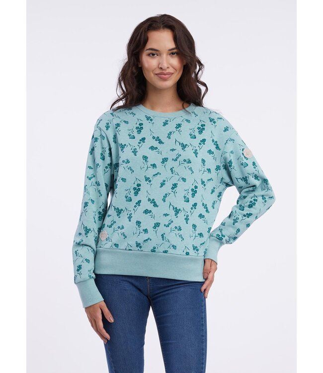 Ragwear The First Vegan Streetwear Vegan sweatshirt Ocean Green